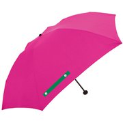 折りたたみ傘 LIGHT CARBON 53cm 6本骨 UV加工/超撥水/耐風 Pink/Green BCSFA-3F53-UH-PG