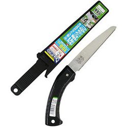 刃多楽 竹・塩ビ・プラが切れる竹引・塩ビ・プラのこ サヤ付替刃式鋸 150mm №INK-0698