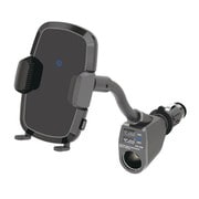 SPH1906 [ワイヤレス充電ホルダー フレキシブル BK]
