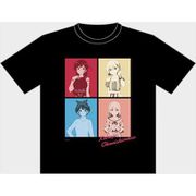 彼女、お借りします 集合 Tシャツ 黒 XL [キャラクターグッズ]