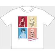 彼女、お借りします 集合 Tシャツ 白 L [キャラクターグッズ]