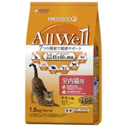 AllWell（オールウェル） 室内猫用 チキン味 挽き小魚とささみ フリーズドライパウダー入り [猫用 ドライフード 1.6kg 成猫（1歳～）]