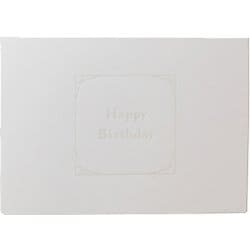 Dressco（ドレスコ） グリーティングカード Happy Birthday ホワイト 1740041