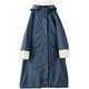 OTONA LONG TYPE 自転車レインウェア ロングタイプ レディース M ネイビーストライプ 25224