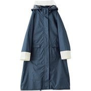 OTONA LONG TYPE 自転車レインウェア ロングタイプ レディース M ネイビーストライプ 25224