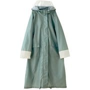 OTONA LONG TYPE 自転車レインウェア ロングタイプ レディース L カーキプチドット 25227