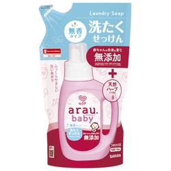 arau.baby(アラウベビー) 洗たくせっけん 無香タイプ 詰替 720ml [液体洗剤]