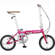 折りたたみ自転車 リライトAL-FDB141 14インチ ピンク YG-1411