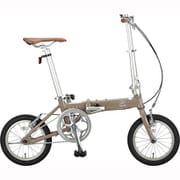折りたたみ自転車 モンテAL-FDB141 14インチ カーキ YG-1413