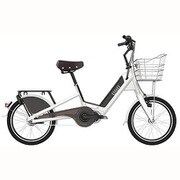 電動アシスト自転車 KOHAKU 20インチ3段変速 36V10.5Ah Cホワイト AU-CS500