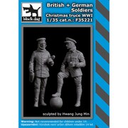 HAUF35221 1/35 WW. I イギリス兵とドイツ兵 「クリスマス休戦」 セット（HAUF35219＋35220） [プラモデル ミリタリーシリーズ]