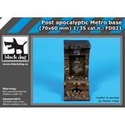 HAUFD021 1/35 ジオラマベース 世界滅亡後の地下鉄 [プラモデル用品]