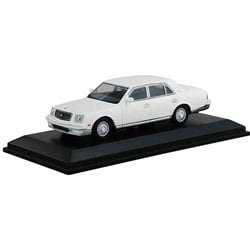 センチュリーホワイト セダン ミニカー ブラックホイール　ジャンク品 センチュリーホワイト セダン ミニカー ブラックホイール