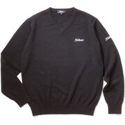 TWMK1758BK-M [17FW 1758 カシミア Vネックニット Mサイズ ブラック]