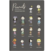 キャラクターグッズ S2951550 2021 手帳 月間 L 自分管理 2020年10月~2021年12月 PEANUTS スヌーピー グレー