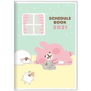 キャラクターグッズ S2952084 2021 手帳 月間 B6 2020年10月~2021年12月 カナヘイの小動物 ネコ