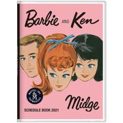 キャラクターグッズ S2952203 2021 手帳 週間 B6 ストーリーブック 2020年10月~2021年12月 バービー ピンク