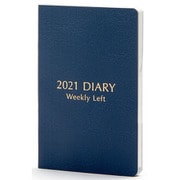 2021 ネームカードダイアリー ウィークリー レフト 2020年12月~2022年3月 ネイビー RFDR2182K