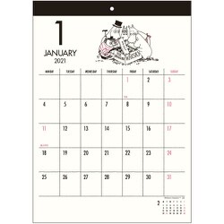 ヨドバシ Com S ウォールカレンダー シンプル Moomin ムーミン キャラクターグッズ 通販 全品無料配達