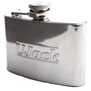 スキットル・フラスク 角型 4oz 鏡面 [アウトド アスキットル]