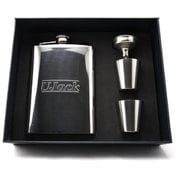 スキットル・フラスク 角型 8oz 鏡面 セット [アウトド アスキットル]