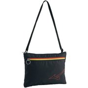 33JM041996 [サコッシュ ブラック×レッド L27×H20cm UNISEX]