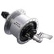 DH-S501 シルバー 32H QR E2 6V-3.0W センターロックローター対応 OLD：100mm2.4W/3.0W：3.0W ブレーキタイプ：ディスクブレーキ センターロック 取付タイプ：QRタイプ スポーク穴：32H EDHS501BS