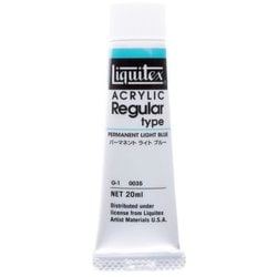 リキテックス アクリリック カラー レギュラー #6 20ml 035 パーマネントライトブルー 15101035