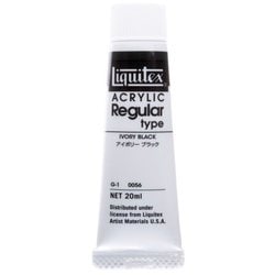 リキテックス アクリリック カラー レギュラー #6 20ml 056 アイボリーブラック 15101056