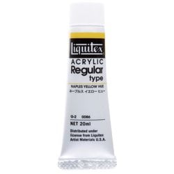 リキテックス アクリリック カラー レギュラー #6 20ml 086 ネープルスイエローヒュー 15101086