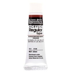 リキテックス アクリリック カラー レギュラー #6 20ml 138 キナクリドンバーントオレンジ（旧アクラバーントオレンジ） 15101138