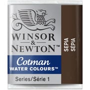 コットマン・ウォーターカラー ハーフパン 609 セピア 18903609