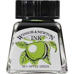 ドローイングインク 14mL ボトル 011 アップルグリーン 19501011
