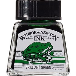ドローイングインク 14mL ボトル 046 ブリリアントグリーン 19501046