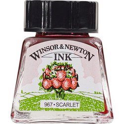 ドローイングインク 14mL ボトル 601 スカーレット 19501601