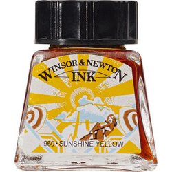 ドローイングインク 14mL ボトル 633 サンシャインイエロー 19501633