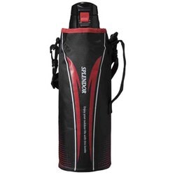 ワンタッチスポーツボトル スプレンダー 1.5L ブラックレッド F-5025
