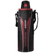 ワンタッチスポーツボトル スプレンダー 1.5L ブラックレッド F-5025
