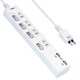 USBポート付きスイッチタップ 2m EUTS-423420