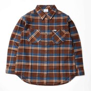 シカゴアベニューウィメンズロングスリーブシャツ Chicago Avenue W Long Sleeve Shirt PL3229 251 Bison Brown Sサイズ [アウトドア シャツ レディース]