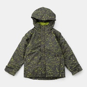 ウィリーバード Ⅱ インターチェンジジャケット WB1036 023 City Grey Crackle Print, City Grey XXSサイズ [アウトドア ジャケット キッズ]