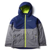 アルパインアクション Ⅱ ジャケット SB0105 024 City Grey Heather, Collegiate Navy XSサイズ [アウトドア ジャケット キッズ]