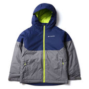 アルパインアクション Ⅱ ジャケット SB0105 024 City Grey Heather, Collegiate Navy Sサイズ [アウトドア ジャケット キッズ]