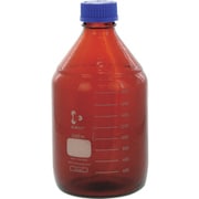 017290-2000 ねじ口びん セーフティコート 茶褐色 青キャップ付 2L