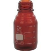 017290-2505A ねじ口びん セーフティコート 茶褐色 びんのみ 250mL