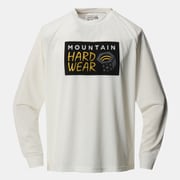 ボックスロゴロングスリーブＴ Box Logo Long Sleeve T OE9715 100 White Sサイズ [アウトドア カットソー メンズ]