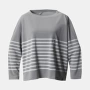 ハードウェアグラフィックL/ST W Hardwear Graphic Long Sleeve T OR9727 073 GREY Lサイズ [アウトドア カットソー レディース]