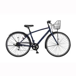 Bridgestone シティサイクル ネイビー 前カゴ付き スポーツ車 シティサイクル・ママチャリ BRIDGESTONE