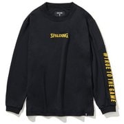 SJT201640 [ジュニアロングスリーブTシャツ スリーブプリント ブラック 150cm]