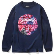 SJT201680 [ジュニアロングスリーブTシャツ ミックスカモボール ネイビー 150cm]